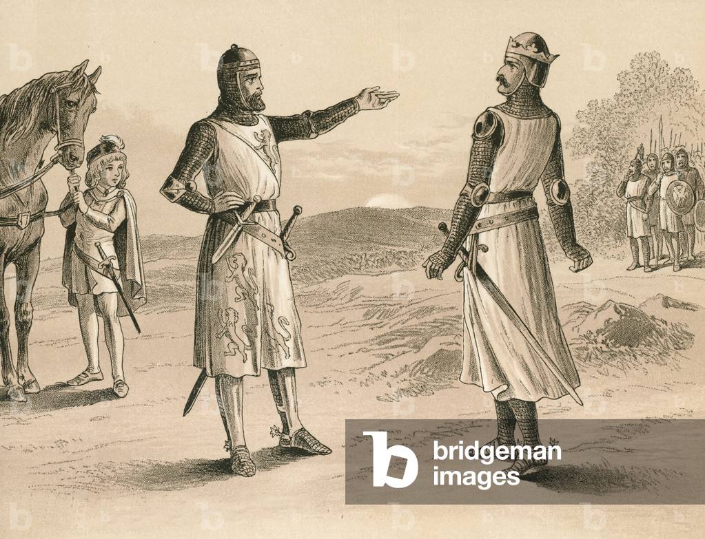 Lord Pembroke and Bruce before the battle of Methven