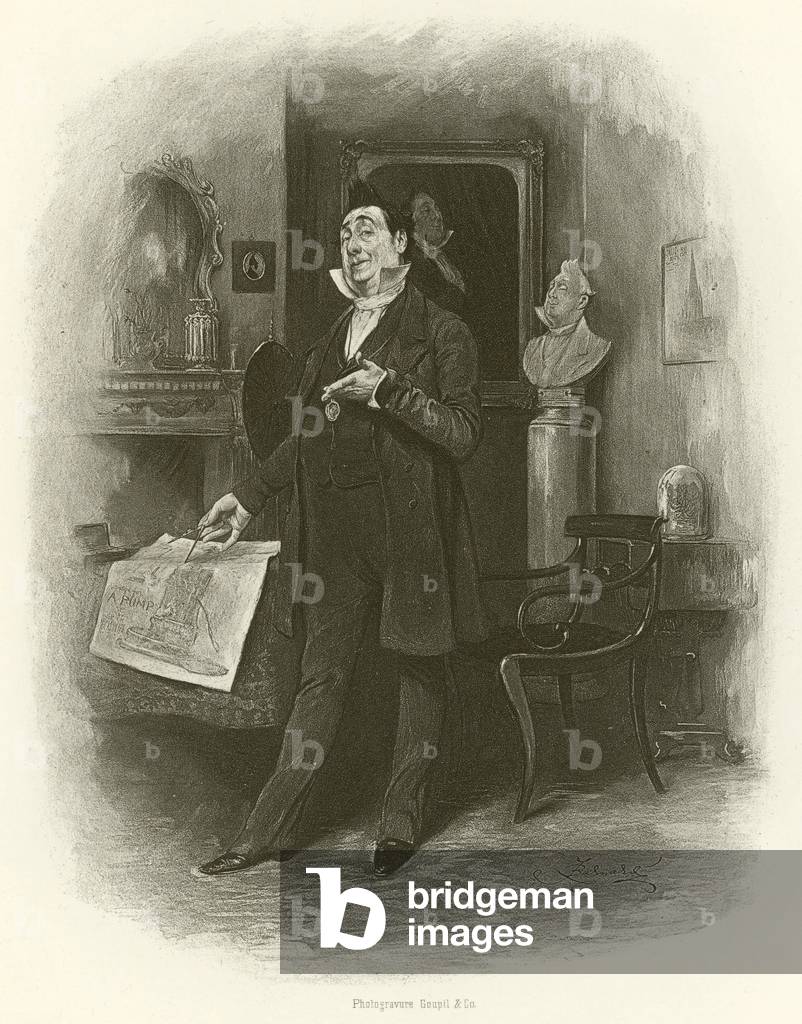 Mr. Pecksniff (gravure)