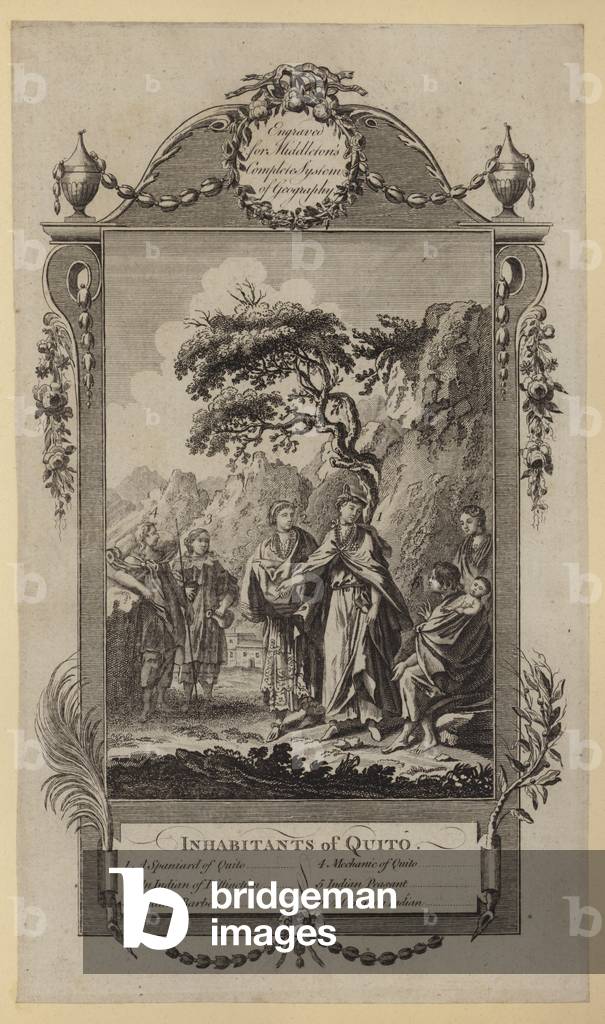 Inhabitants of Quito (engraving)