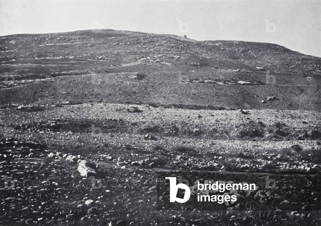 Mount Gerizim (b/w photo)