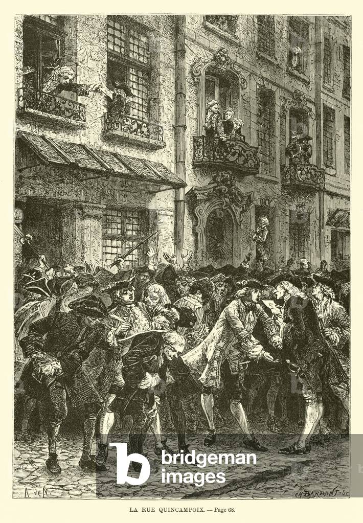 La rue Quincampoix (engraving)