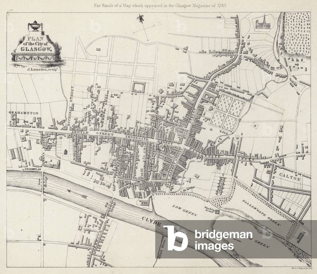 Plan of the City of Glasgow (engraving)