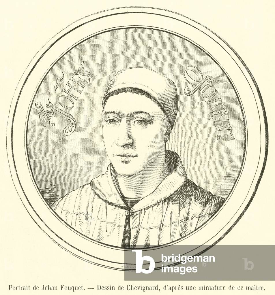 Portrait de Jehan Fouquet (engraving)