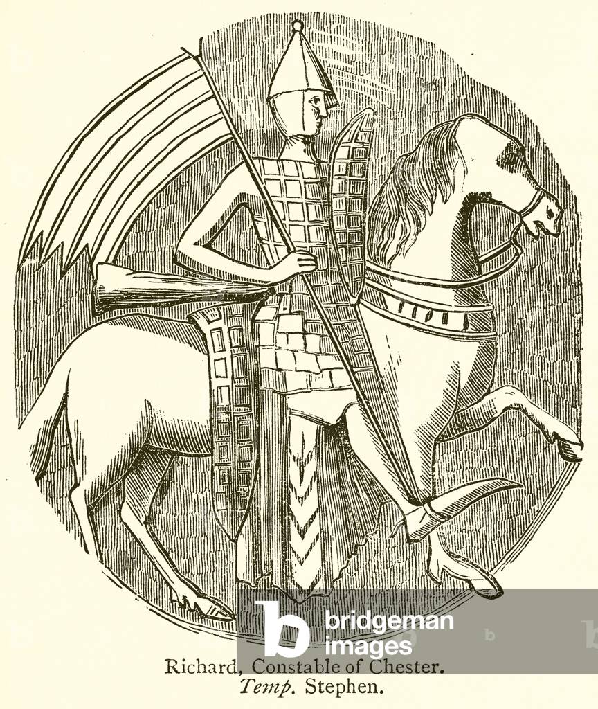 Richard, Constable of Chester. Temp. Stephen (engraving)