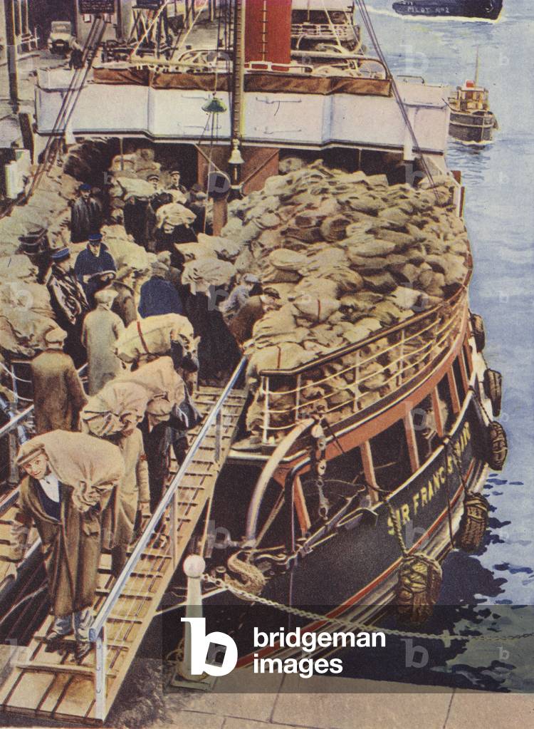 Christmas mail from overseas (colour photo)