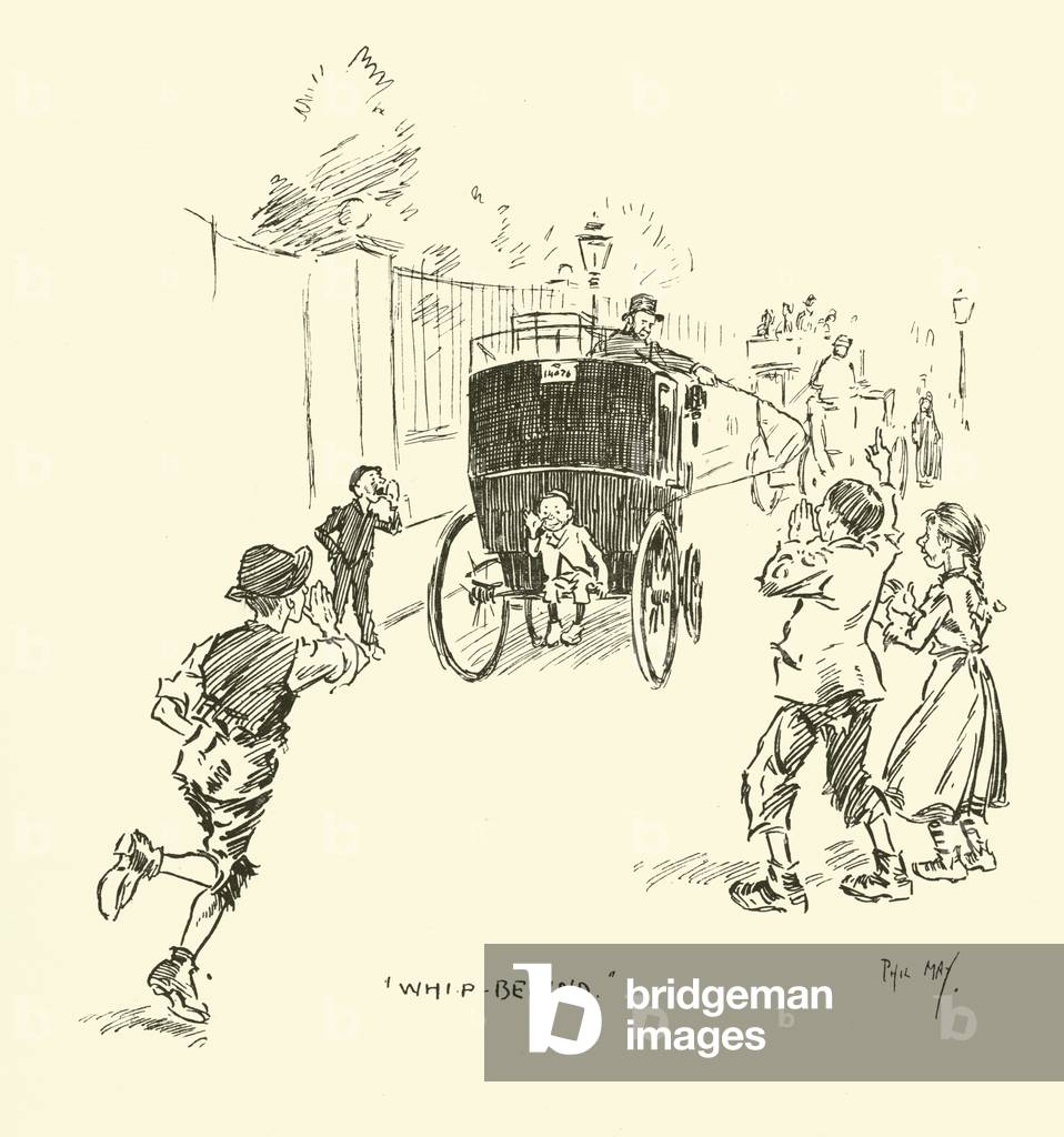 Illustration for Phil May's Gutter-Snipes (lithograph)