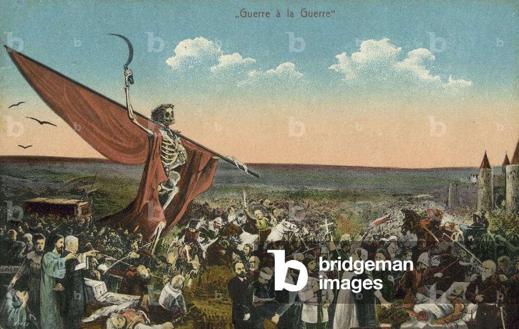 Guerre A La Guerre (colour litho)