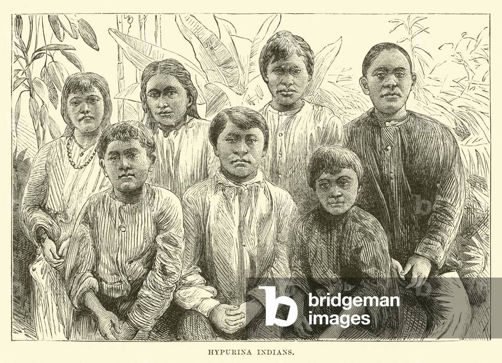Hypurina Indians (engraving)