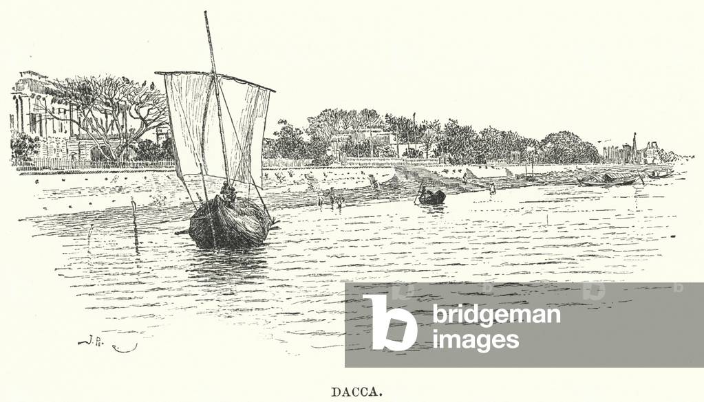 India: Dacca (engraving)