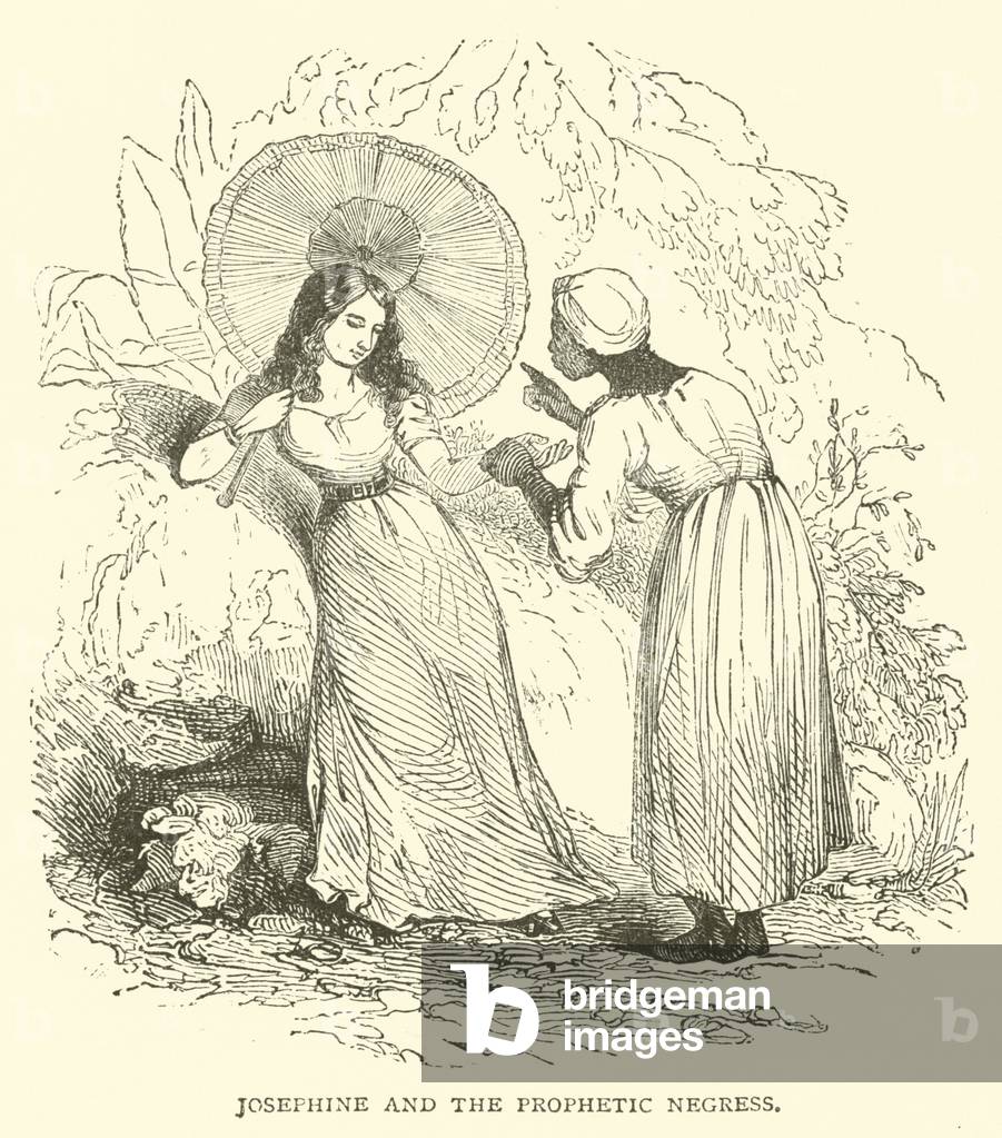 Josephine and the prophetic negress (engraving)