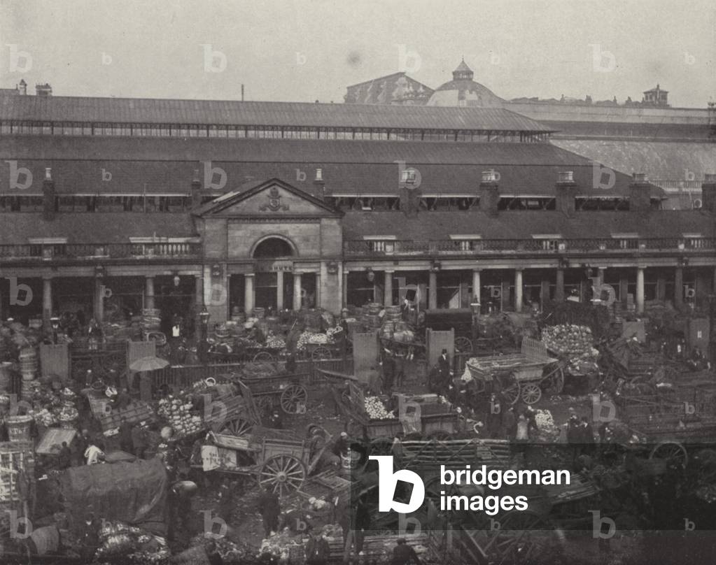 Covent Garden Market (b/w photo)