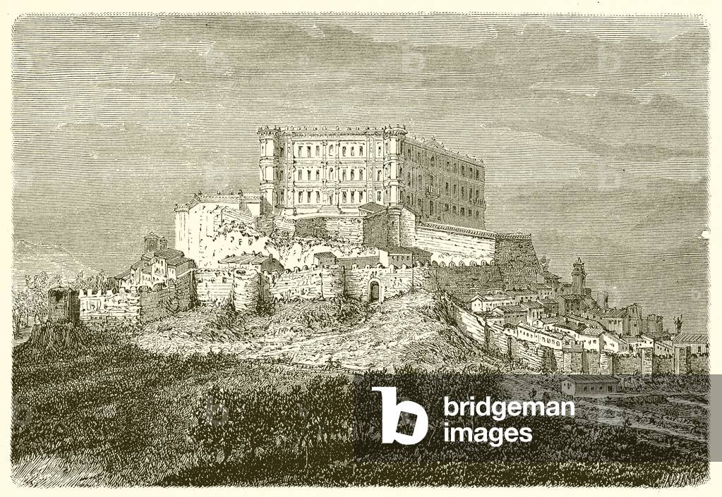 Chateau de Grignan (engraving)