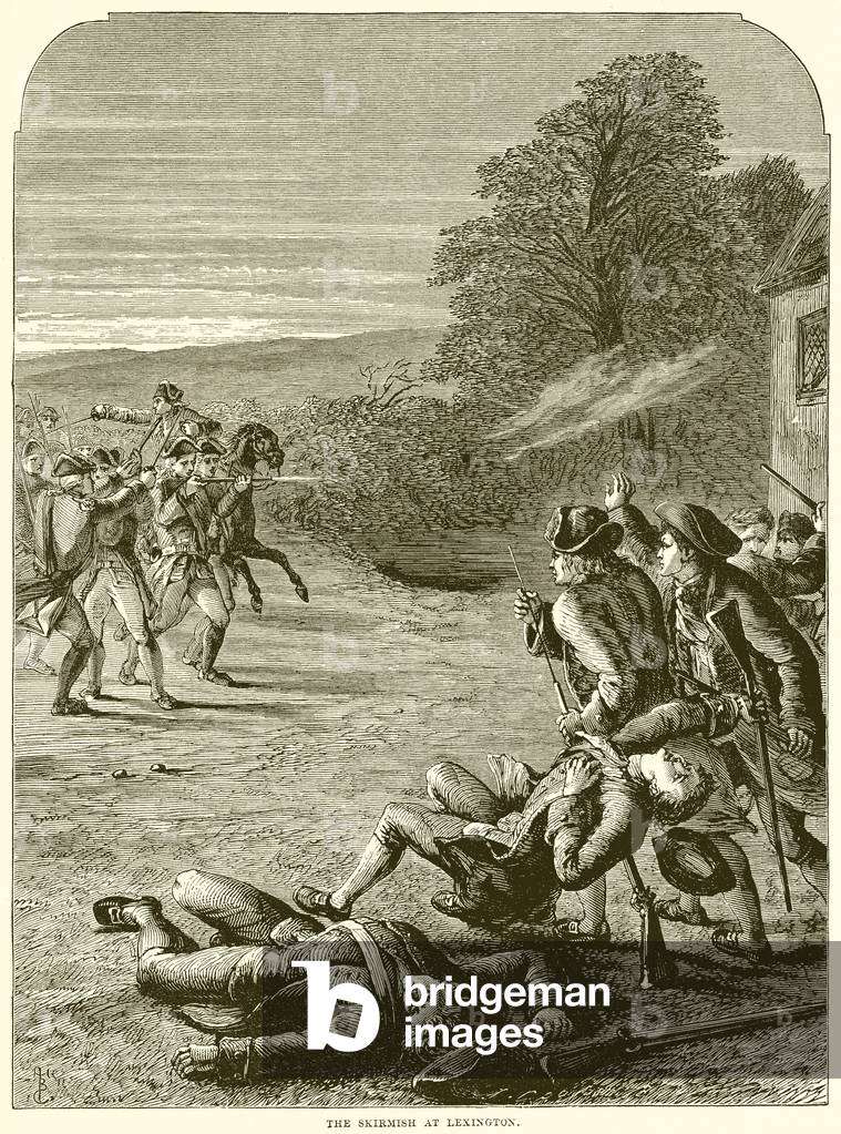 The Skirmish at Lexington (engraving)