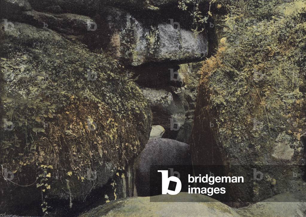 Huelgoat, Le Gouffre (colour photo)