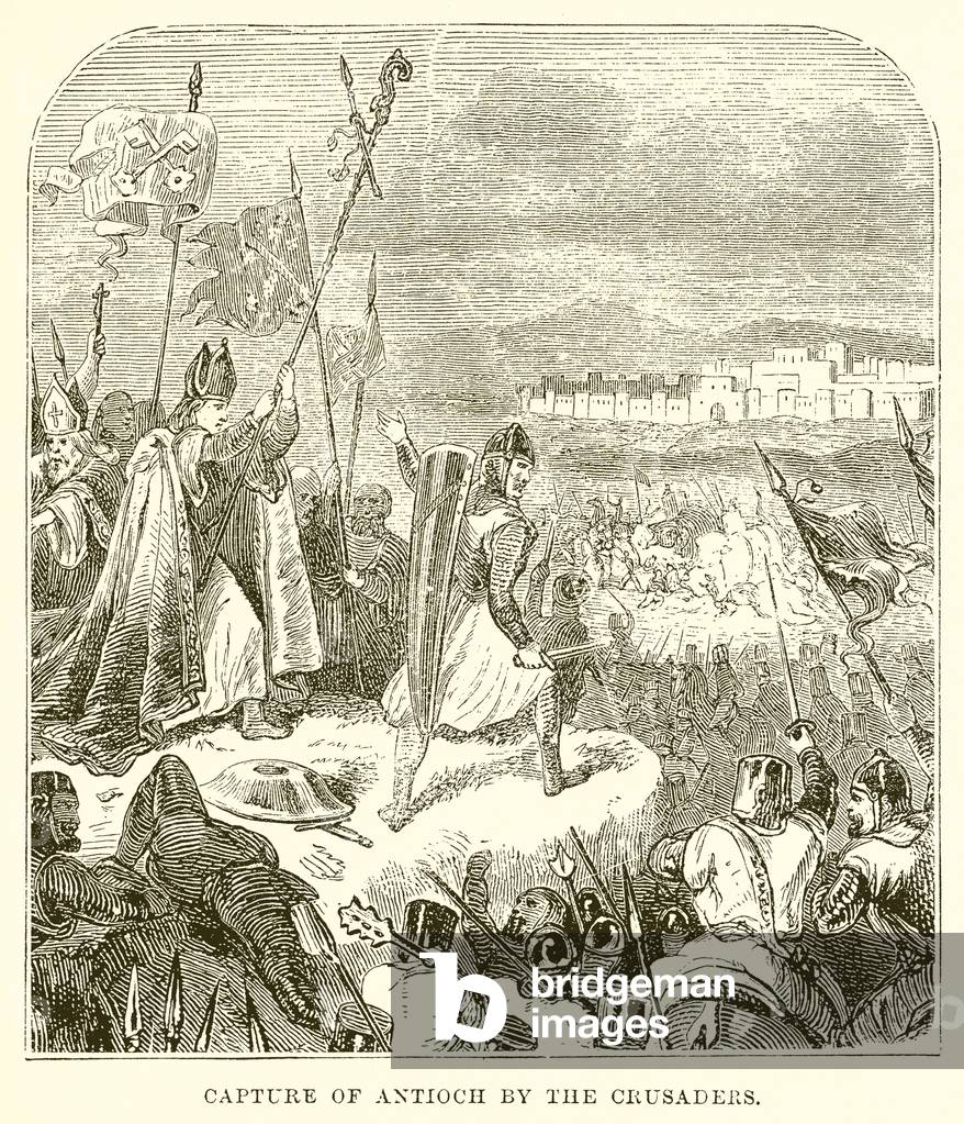 Capture of Antioch by the Crusaders (engraving)