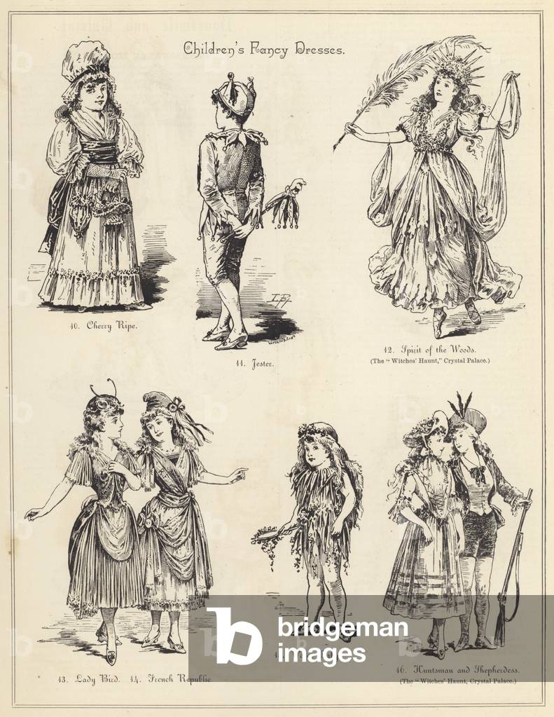 Children's Fancy Dresses (engraving)