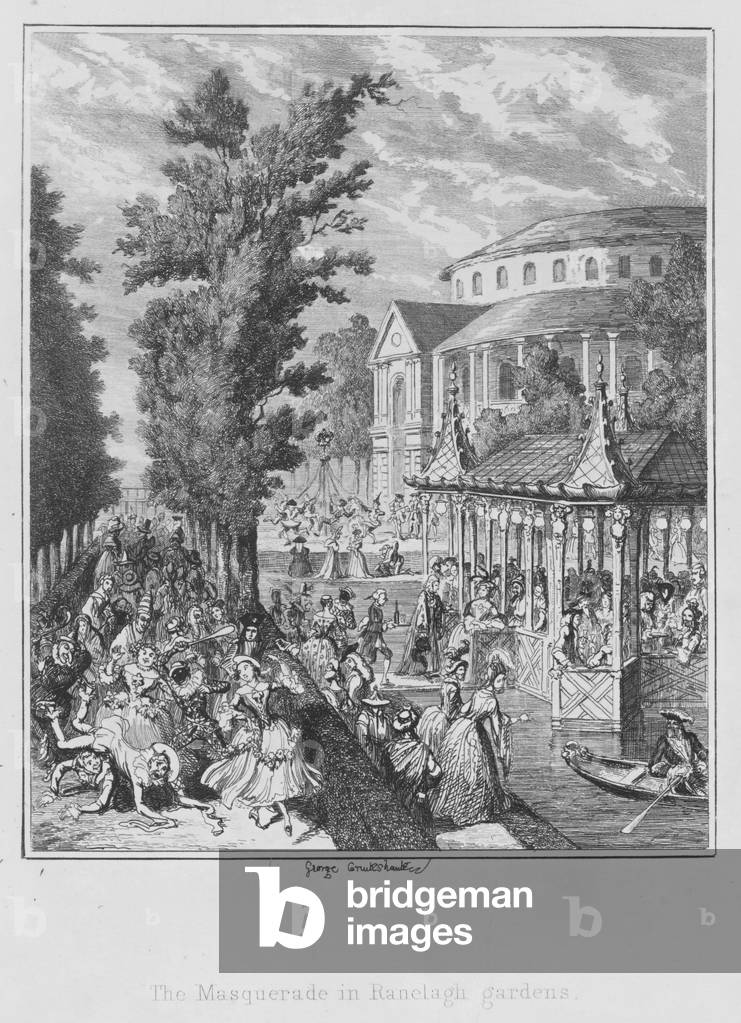 The Masquerade in Ranelagh gardens (engraving)