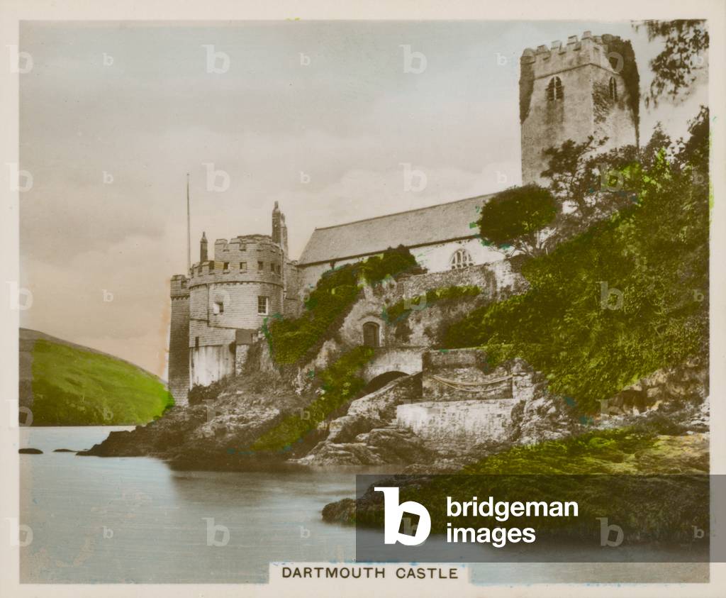 Dartmouth Castle (coloured photo)