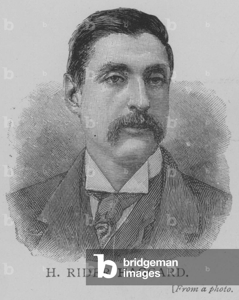 H Rider Haggard (engraving)