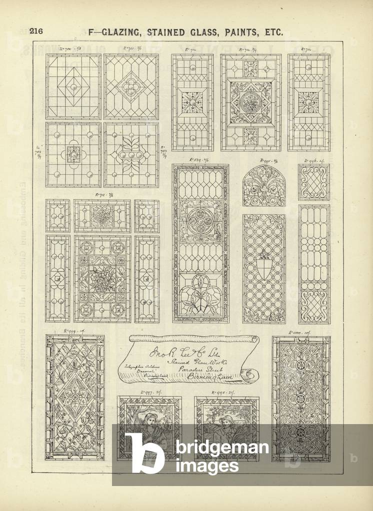 Page from The Architect's, Surveyor's and Engineer's Compendium 1892 (engraving)