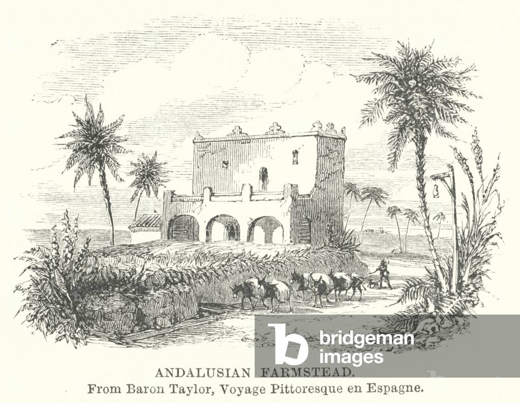 Andalusian Farmstead (engraving)