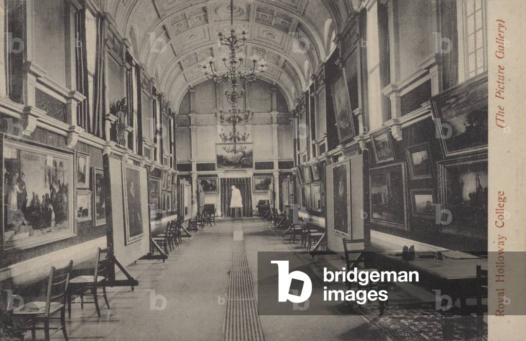 Royal Holloway College (b/w photo)