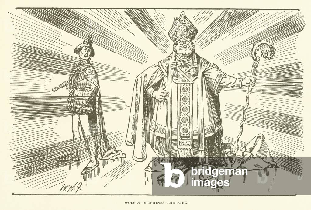 Wolsey Outshines the King (engraving)