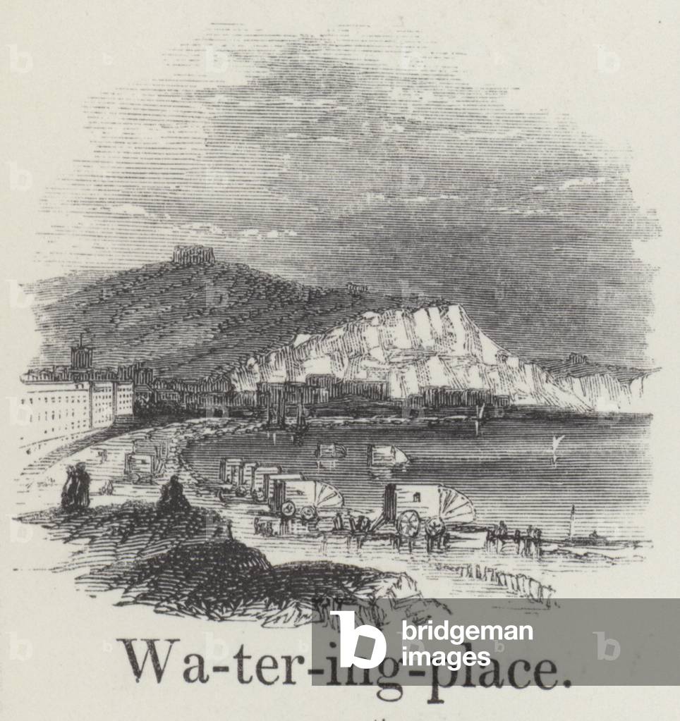 Watering place (engraving)