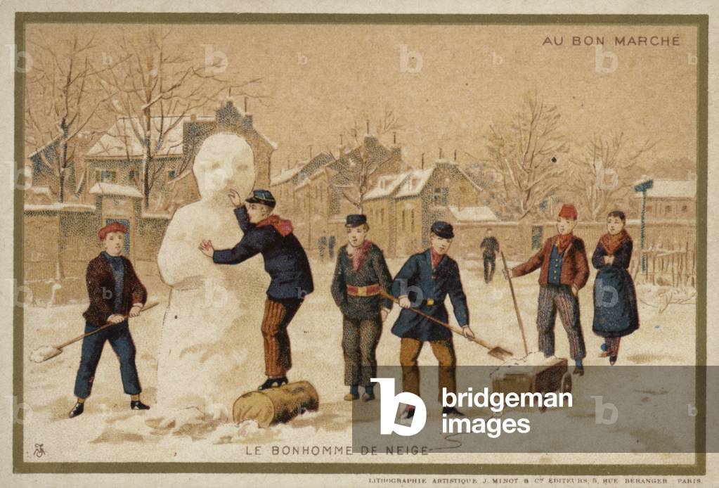 The snowman (chromolitho)
