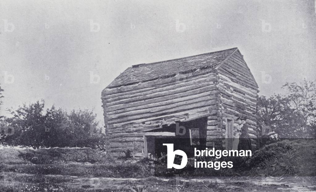 Canada: First Council House of Six Nations Indians, Brantford (b/w photo)