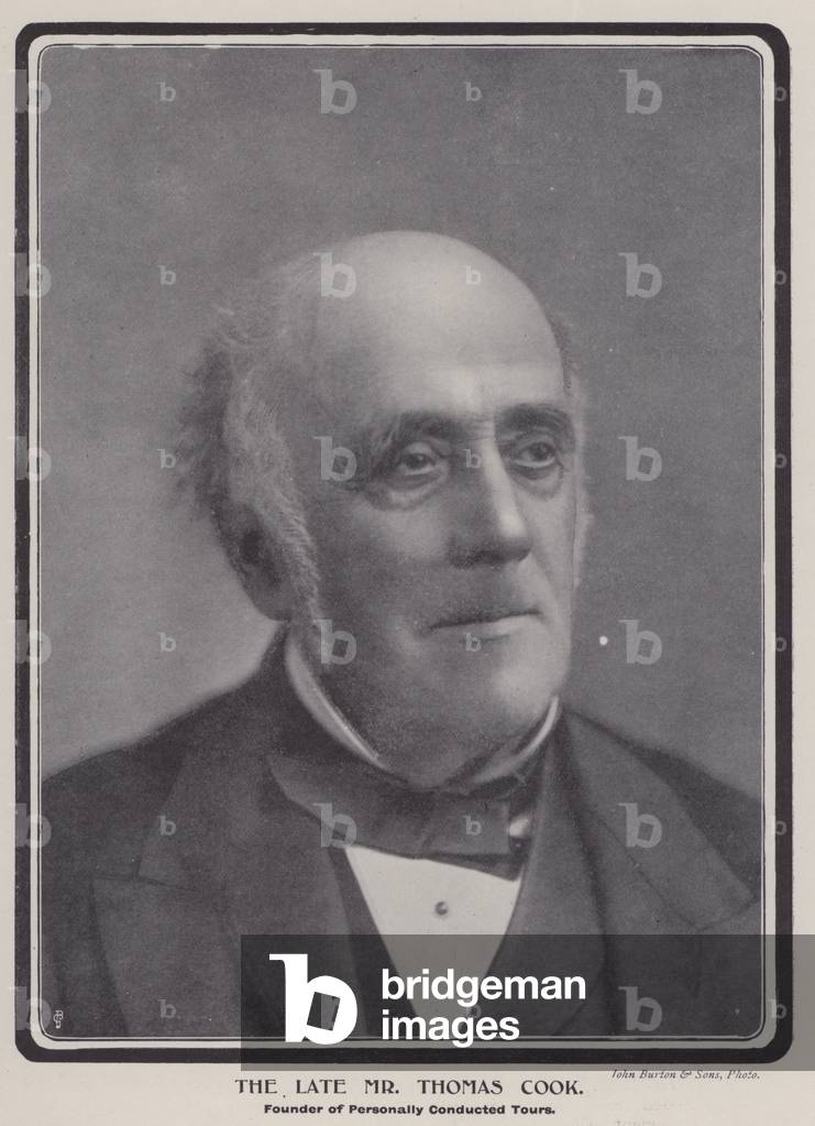 Thomas Cook, tour operator (b/w photo)