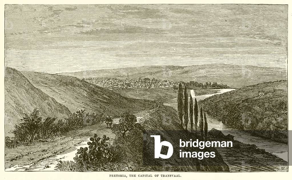 Pretoria, the Capital of Transvaal (engraving)