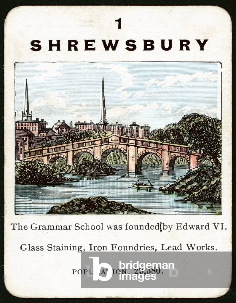 Shrewsbury (colour litho)