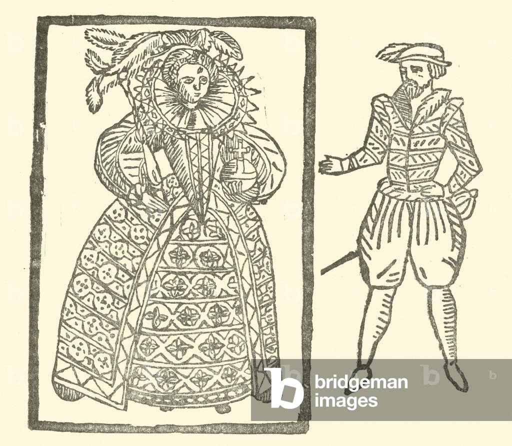 Illustration for The Roxburghe Ballads (woodcut)