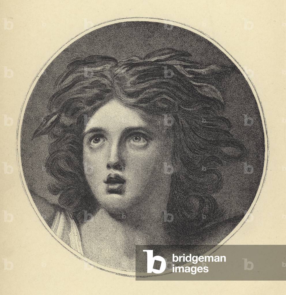 Lady Hamilton as Cassandra (engraving)