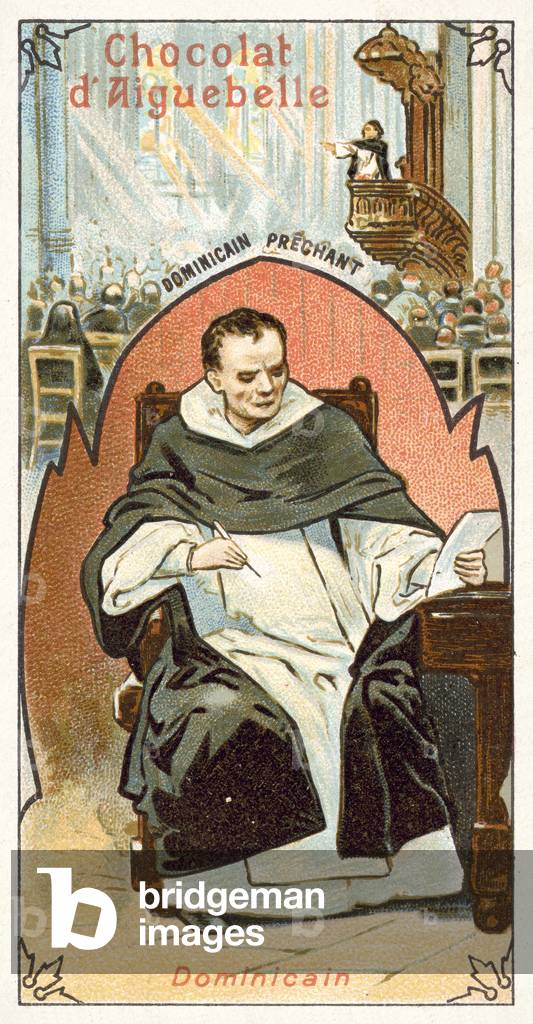 Dominican friar (chromolitho)