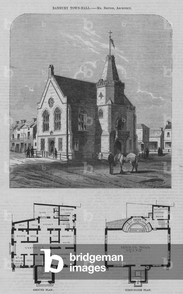 Banbury Town Hall (engraving)