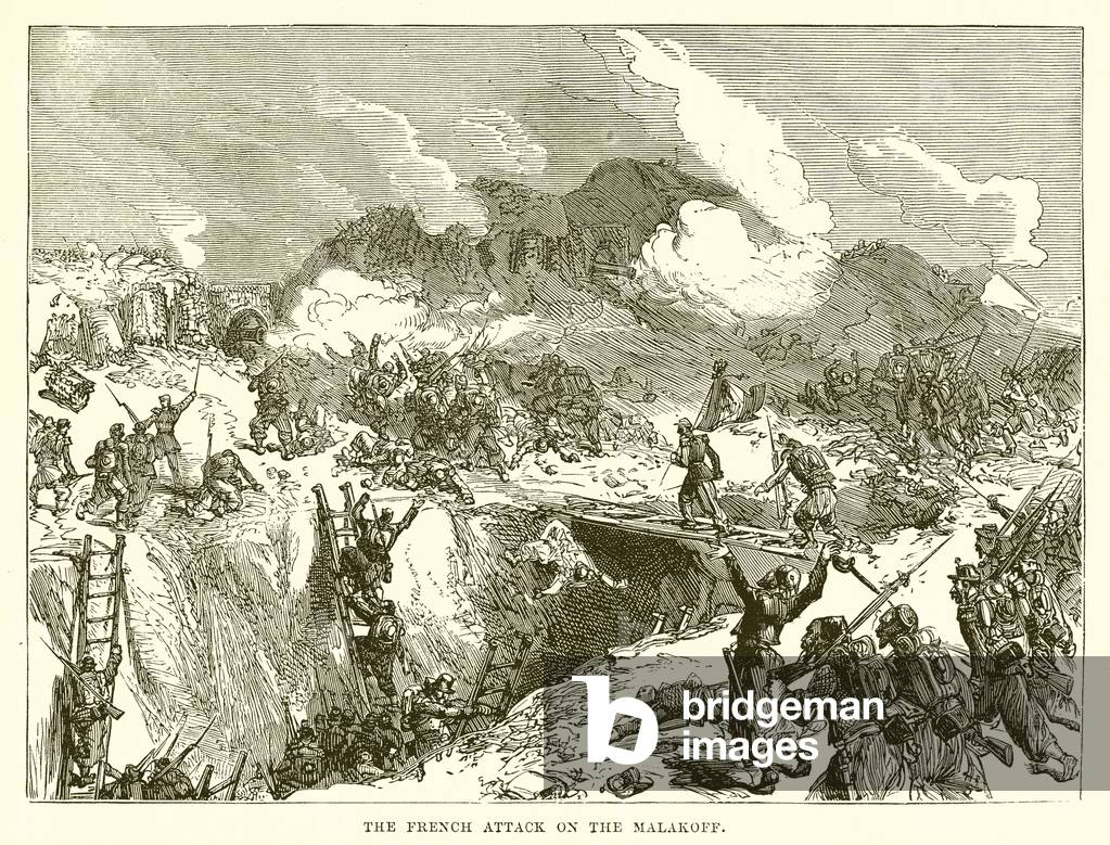 The French Attack on the Malakoff (engraving)