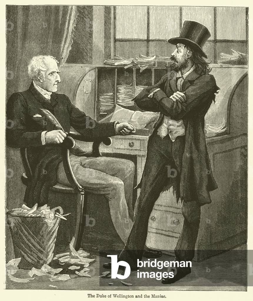 The Duke of Wellington and the Maniac (engraving)