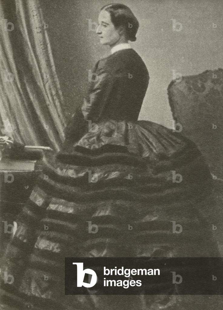 Eugenie De Montijo, wife of Napoleon III (b/w photo)