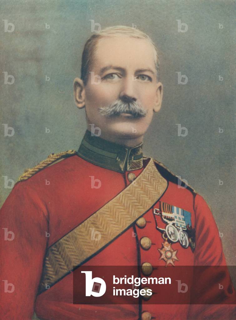 Maggiore generale J. B. Dickson. Comandante della quarta brigata di cavalleria, forze sul campo sudafricane