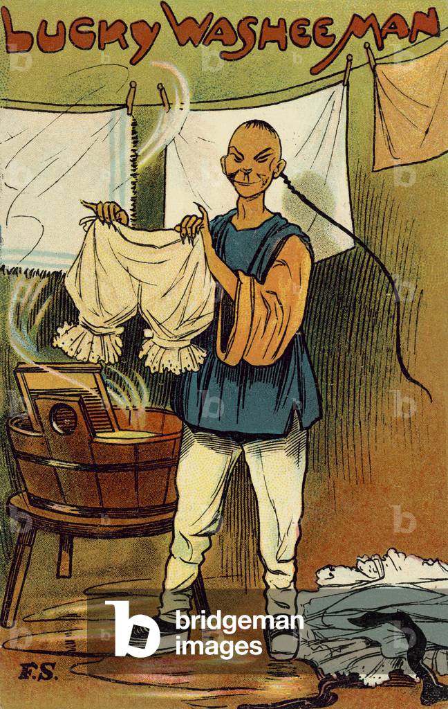 Lucky Washee Man (colour litho)