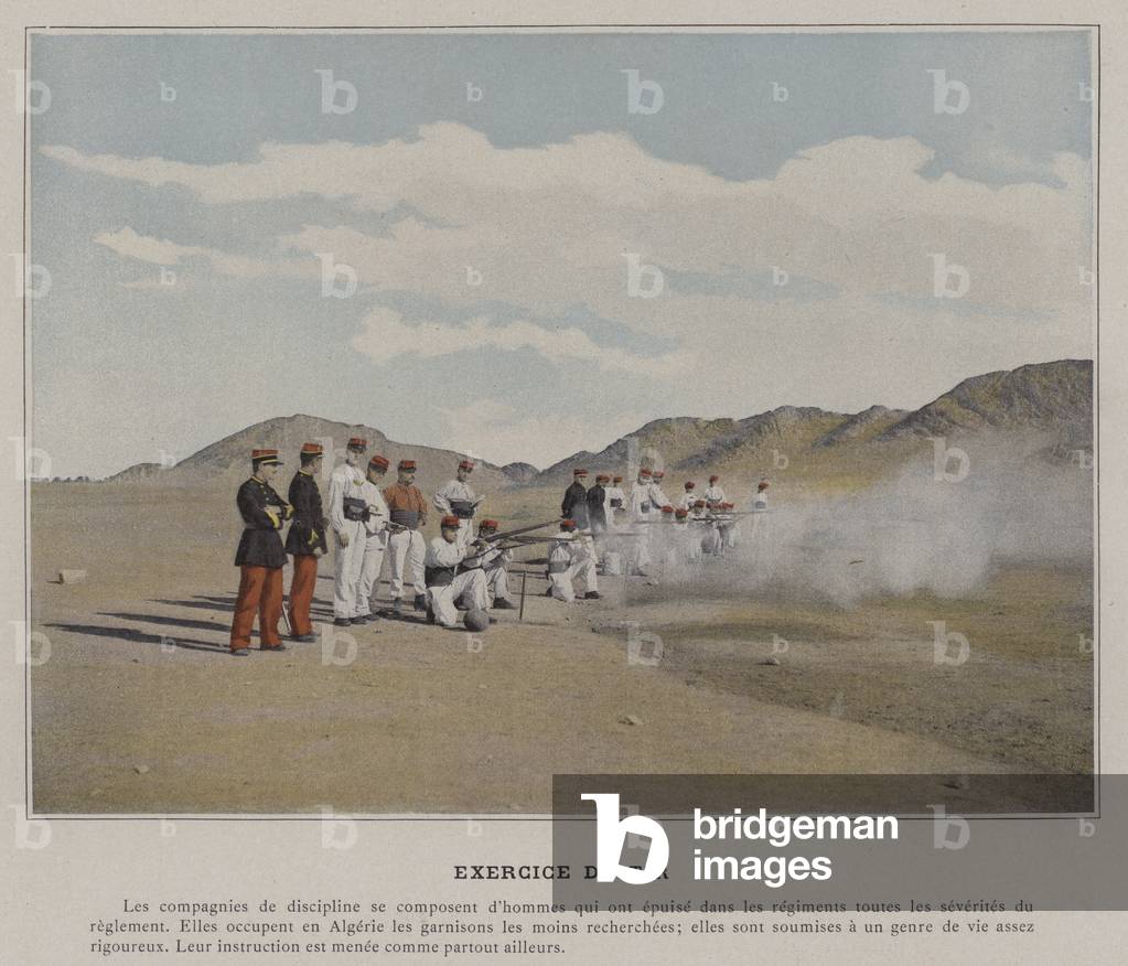 Exercice de Tir (coloured photo)