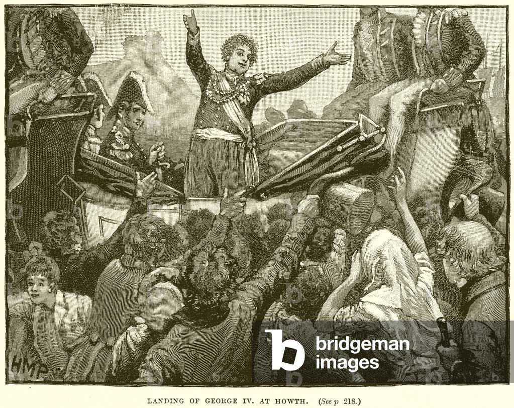 Landing of George IV at Howth (engraving)