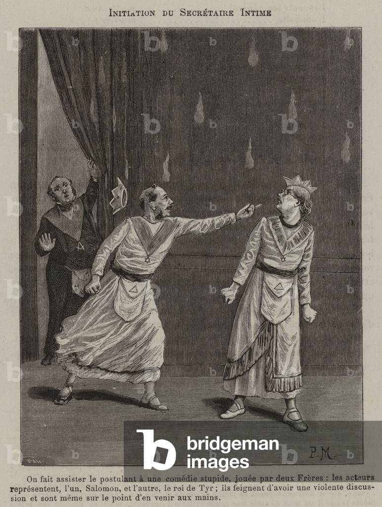 Initiation of an Intimate Secretary (engraving)