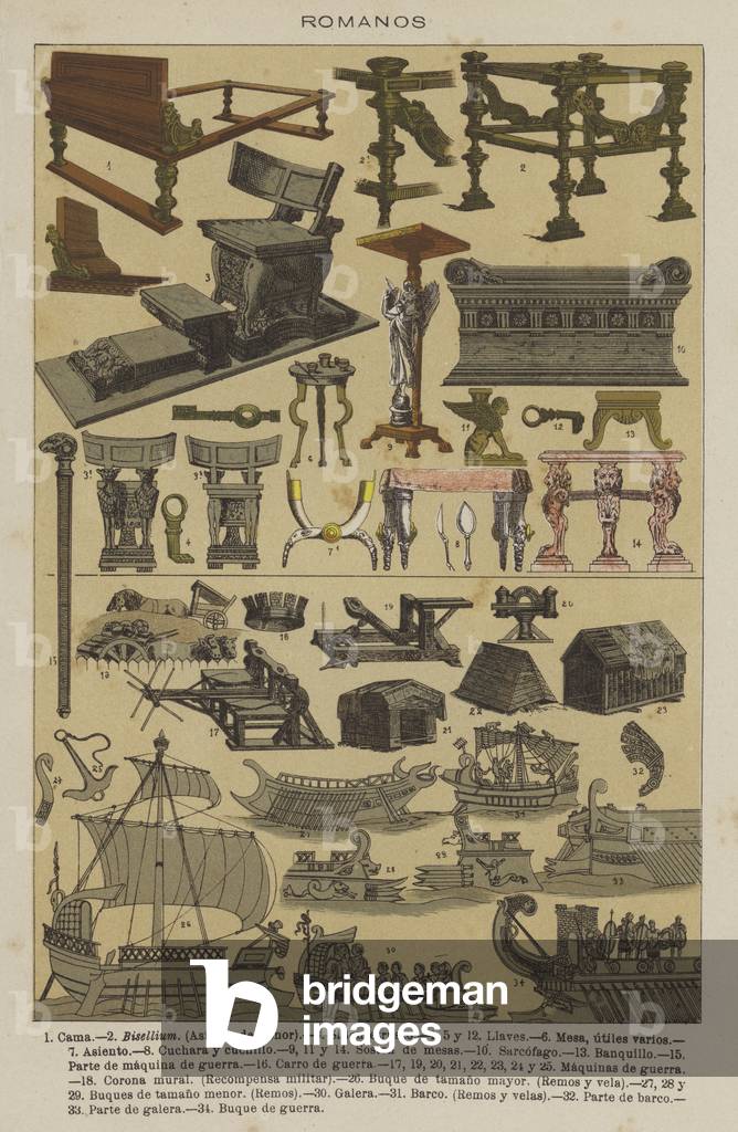 Romanos (colour litho)
