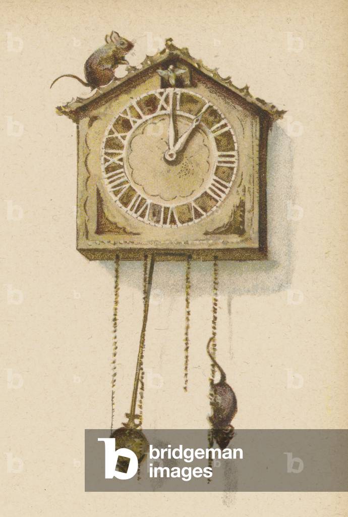 The Mouse who ran up the clock (chromolitho)