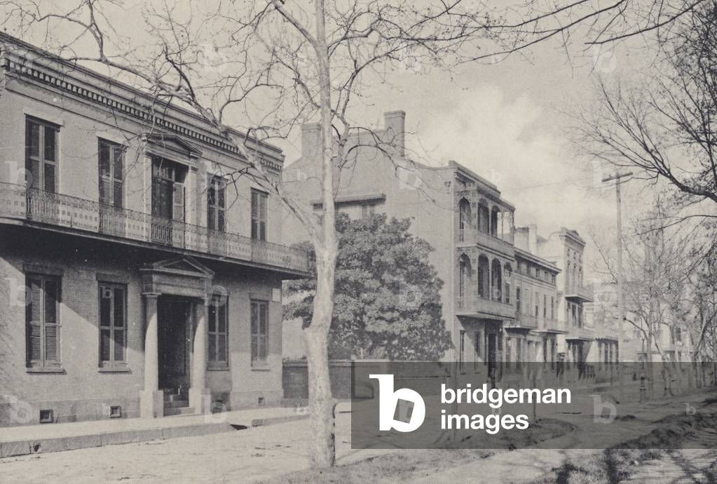 New Orleans: Esplanade (b/w photo)