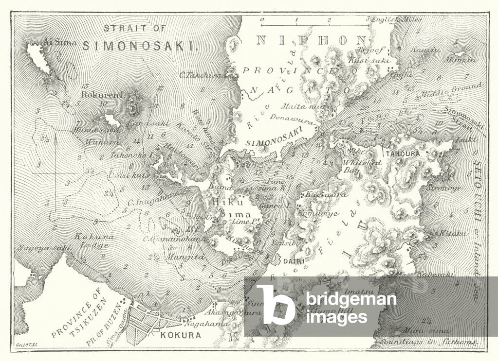 Strait of Simonosaki (engraving)