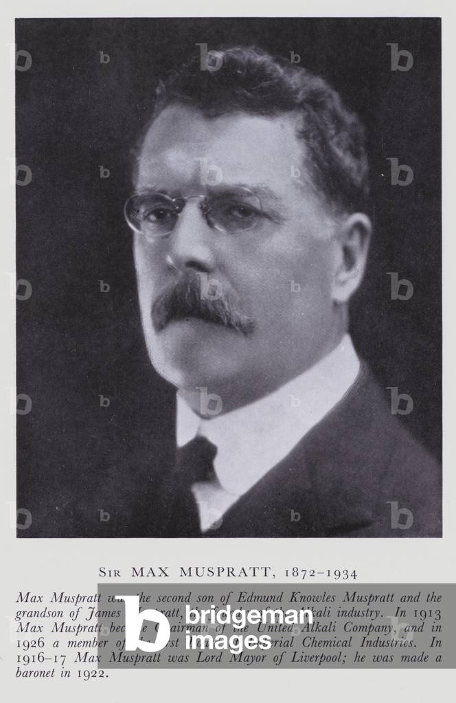 Sir Max Muspratt (b/w photo)